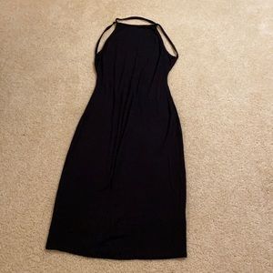 Midi dress low back